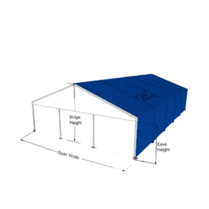 Custom Size 5*6 Aluminum Outdoor Party Tent with PVC Fabric for Wedding Events and House Parties