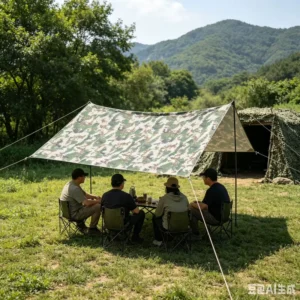 Custom-Size Anti-Scratch Portable UV Sunshade Waterproof Shelter Canopy for Outdoor Camping