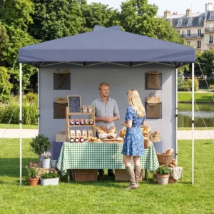 Custom Size Commercial Pop-up Canopy Tent Heavy-Duty Waterproof Frame for Exhibition Trade Shows and Events