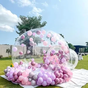 Custom Size Eco-Friendly Inflatable PVC Bubble House Dome Tent Bounce House for Commercial Kids Party