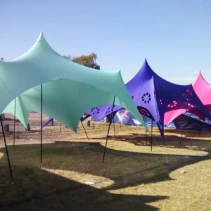 Custom Size Lightweight Portable Stretch Tent with Custom Colors for Outdoor Party and Exhibition Events