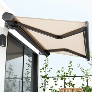 Custom Size Outdoor Full-Cassette Retractable Awning Canopy