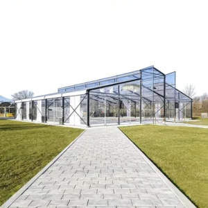 Custom-Size Transparent Aluminum Wedding Marquee with Clear Roof for Wedding Receptions