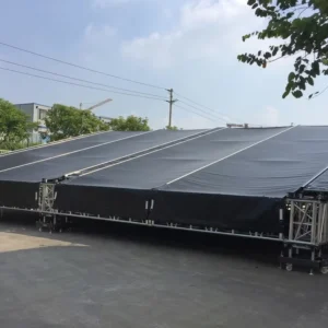Custom Size Waterproof PVC Stage Tarpaulin Concert Truss Roof Cover for Outdoor Events and Performances