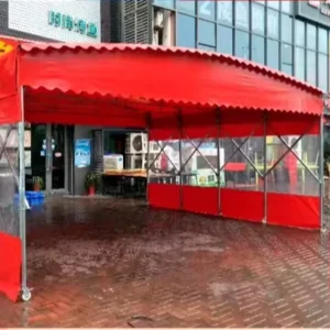 Custom Steel Waterproof Oxford Fabric Folding Push-Pull Tent for Outdoor Camping, Trade Shows, and Events