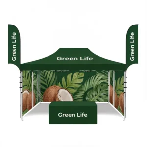 Custom Sublimated Outdoor Commercial Folding Shade Canopy Tent for Sports Races