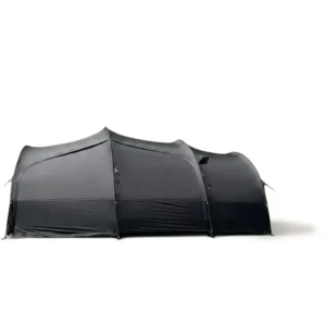 Custom Tactical Black Tunnel Tent 4 Seasons Large Outdoor Waterproof Heavy Duty 3-4 Person Camping Family Tent