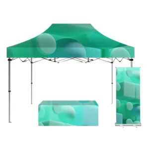 Custom Trade Show Tent with Multiple Entrance Options