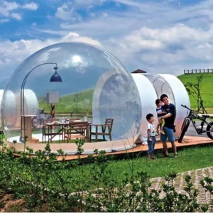 Custom Transparent Heated Inflatable Dome Bubble Bounce House for Outdoor Events
