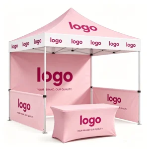 Custom Vendor Booth Pop-Up 10×10 10×20 Advertising Waterproof Canopy Trade Show Outdoor Tent with Logo
