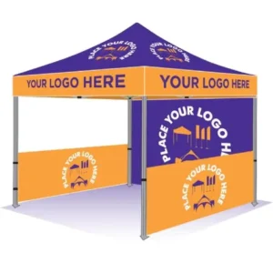 Custom Waterproof 10×10 Portable Trade Show Canopy Tent for Outdoor Events