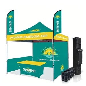 Custom Waterproof 10×10 Tent for Events with Print Design