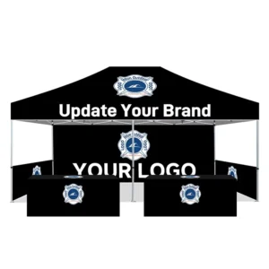 Custom Waterproof 600D Polyester Folding Canopy Tent with Aluminum Frame