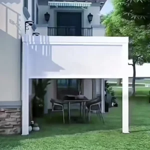 Custom Waterproof Aluminium Motorized Louvered Outdoor Pergola Gazebo