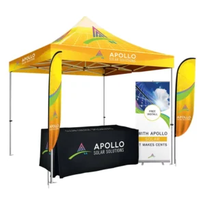 Custom Waterproof Aluminum Frame Outdoor Gazebos 420D PU Oxford Advertising Tent Digital Printing for Tradeshow Giveaways