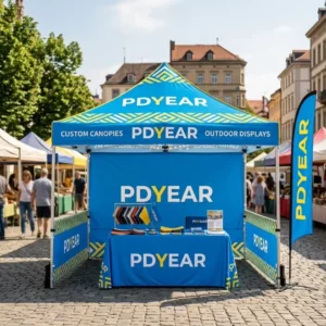 Custom Waterproof Folding Pop-Up Gazebo Awning for Trade Show Exhibitions