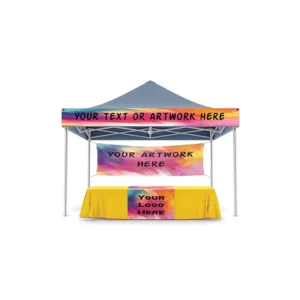 Custom Waterproof Multipurpose Advertising Tent Colorproof for Automotive Agriculture Trade Shows Tradeshows Giveaways