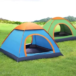 Custom Waterproof Outdoor Camping Tent Ultralight and Portable for 3-4 People Automatic Fast Open Pop-up Tent for Travel