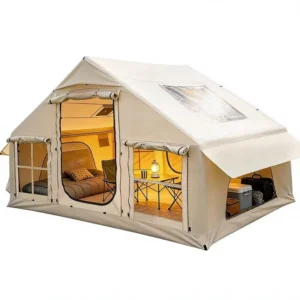 Custom Waterproof Oxford Fabric Portable Summer Inflatable Camping Outdoor Tents Quick Setup