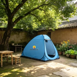 Custom Waterproof Quick Automatic Pop-up Shower Tent Foldable Large Family Camping Tent