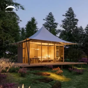 Custom Waterproof Stretch Eco Resort Tent House for Outdoor Glamping Projects