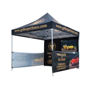 Custom Waterproof Windproof Trade Show Tent with Digital Printing and UV Protection for Indoor Events