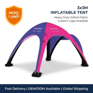 Custom X Dome Waterproof Inflatable Tent for Trade Shows, Sport Races, and Events
