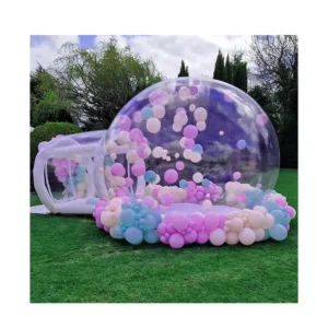 Custom-made Inflatable Camping Dome Tent Transparent Inflatable Bubble Balloon House for Outdoor Party