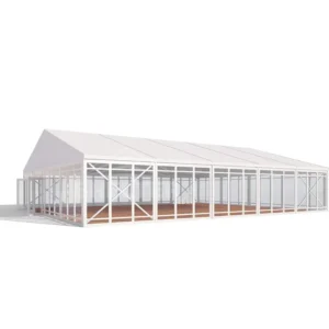 Custom made Modern Temporary Transparent Water Resistant Square PVC Aluminum Alloy Wedding Tents for Outdoor Catering Banquet