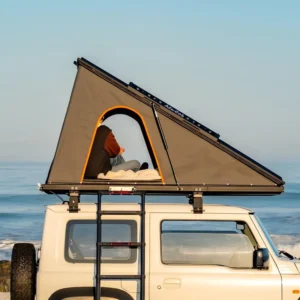 Custom-made Oxford Waterproof Hard-shell Rooftop Tent for Off-road Cars/Trucks Quick Automatic Opening Outdoor Camping Tent
