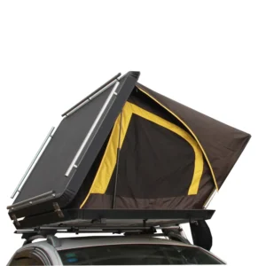 Customizable 2-3 Person Rooftop Camping Tent Waterproof Aluminum Alloy Hard Shell with Ladder Large Car Rooftop Tent
