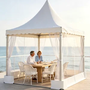 Customizable 3x3m 3x6m Folding Pagoda Tent Iron Frame for Weddings Parties Events