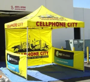 Customizable 3x3m Pop Canopy Tent Logo Printing UV/Waterproof Polyester Portable Outdoor Display Gazebo for Advertising Events