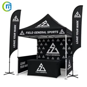 Customizable Aluminum Frame Waterproof Outdoor Gazebo Tent, Portable and Easily Assembled