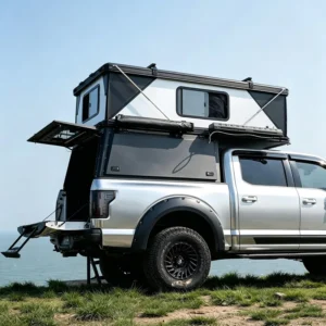 Customizable Hard Shell Aluminum Popup Truck Topper Pop up Slide in Truck Camper Trailer Pickup Rv Canopy Campers