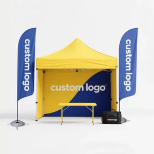 Customizable Heavy-Duty Waterproof Advertising 10x10FT Aluminum Frame Pop-Up Marquee Canopy Tent for Events and Trade Shows
