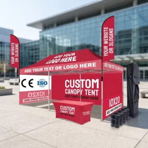 Customizable Heavy Duty Waterproof UV Protected Windproof Advertising Trade Show Tent for Automotive Agriculture Events