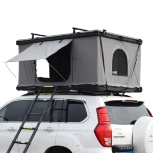 Customizable Insulated 3 Person Hard Shell Rooftop Tent Waterproof Fiberglass Car Rooftop Tent