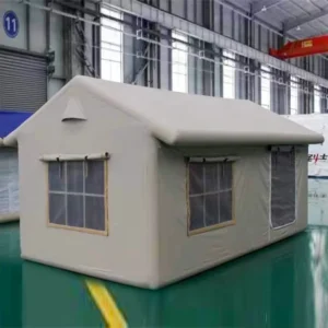 Customizable JUNKE Brand Large Luxury Family Camping Inflatable Tent >3000mm Waterproofing Four-Season Outdoor