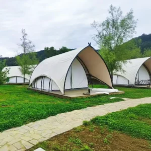 Customizable Luxury Outdoor Camping Glamping Tents Site Hotel Homestay Seaside Sailing Tents Family Camping Tents for Sale