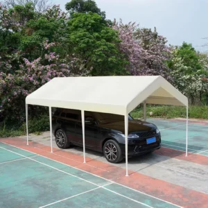Customizable Outdoor Market Tent with Four-Corner Advertising Canopy and Rainproof Parking Awning