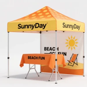 Customizable Pop-Up Pavilion Tent for Outdoor Promotional Activities