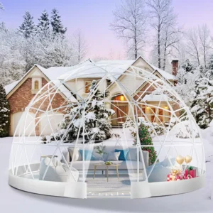 Customizable Transparent Canopy Garden Igloo Geodesic Dome Greenhouse Clear Outdoor Dining Igloos for Trade Shows Tents