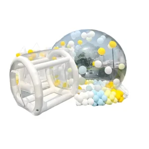 Customizable Transparent PVC Bubble House Round Top Inflatable Bubble Domes Balloons Tents for Indoor & Outdoor Weddings