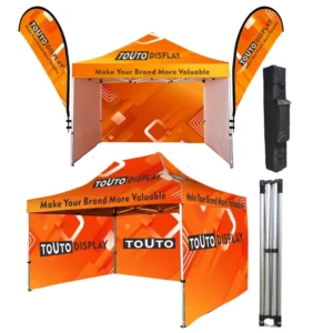 Customization Pop Canopy Outdoor Tent Trade Show Water Proof Aluminum Frame Exhibition Advertising