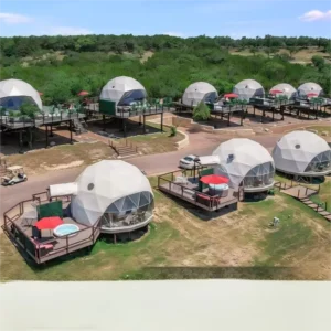 Customize 5m, 6m, 7m, 8m Dome PVC Tent Spherical Tent Hotel Resort Outdoor Luxury Dome Starry Sky Tent