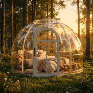 Customized 3 m x 4 m Modern Outdoor Clear Polycarbonate Bubble Dome Tent