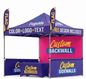 Customized Advertising Tent Four-legged Umbrella Tent Folding and Telescopic Sunshade Shelter Used for Promotional Activities