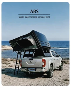 Customized Aluminium Roof Top Tent Automatic Hard Shell Insulated Pop up Four-Season One Bedroom Travel Tent for Camping