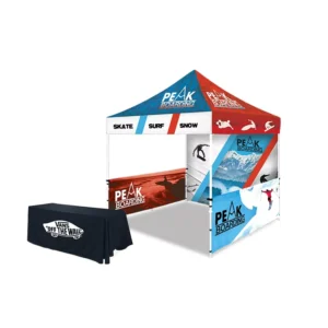 Customized Aluminum Frame 500D Oxford Fabric Fire Retardant Folding Outdoor and Indoor Canopy Tent for Trade Show